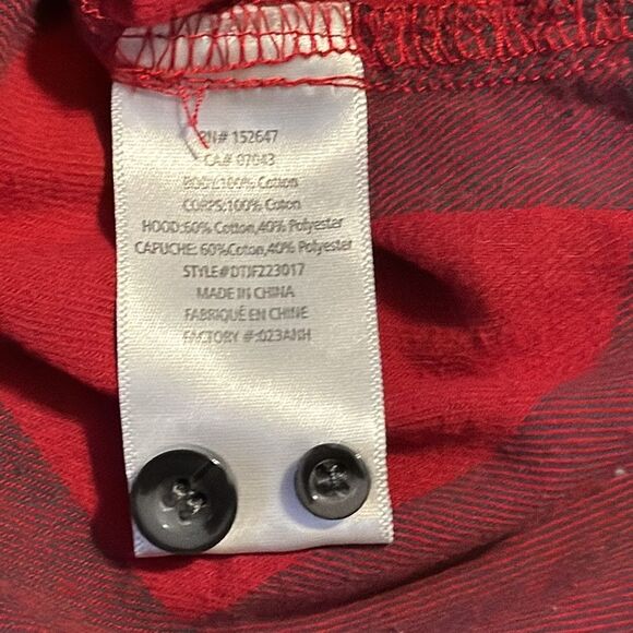 VALOR hooded‎ flannel shirt- size Small - Picture 8 of 8